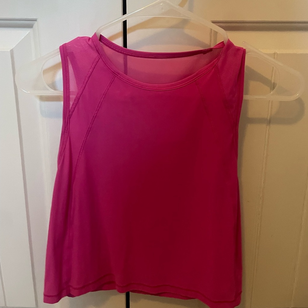 Pink lulu top size 2!